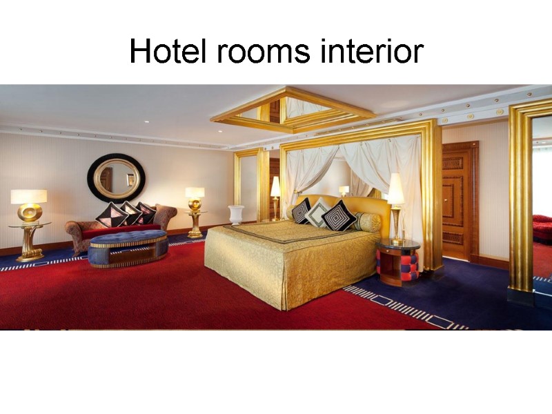 Hotel rooms interior